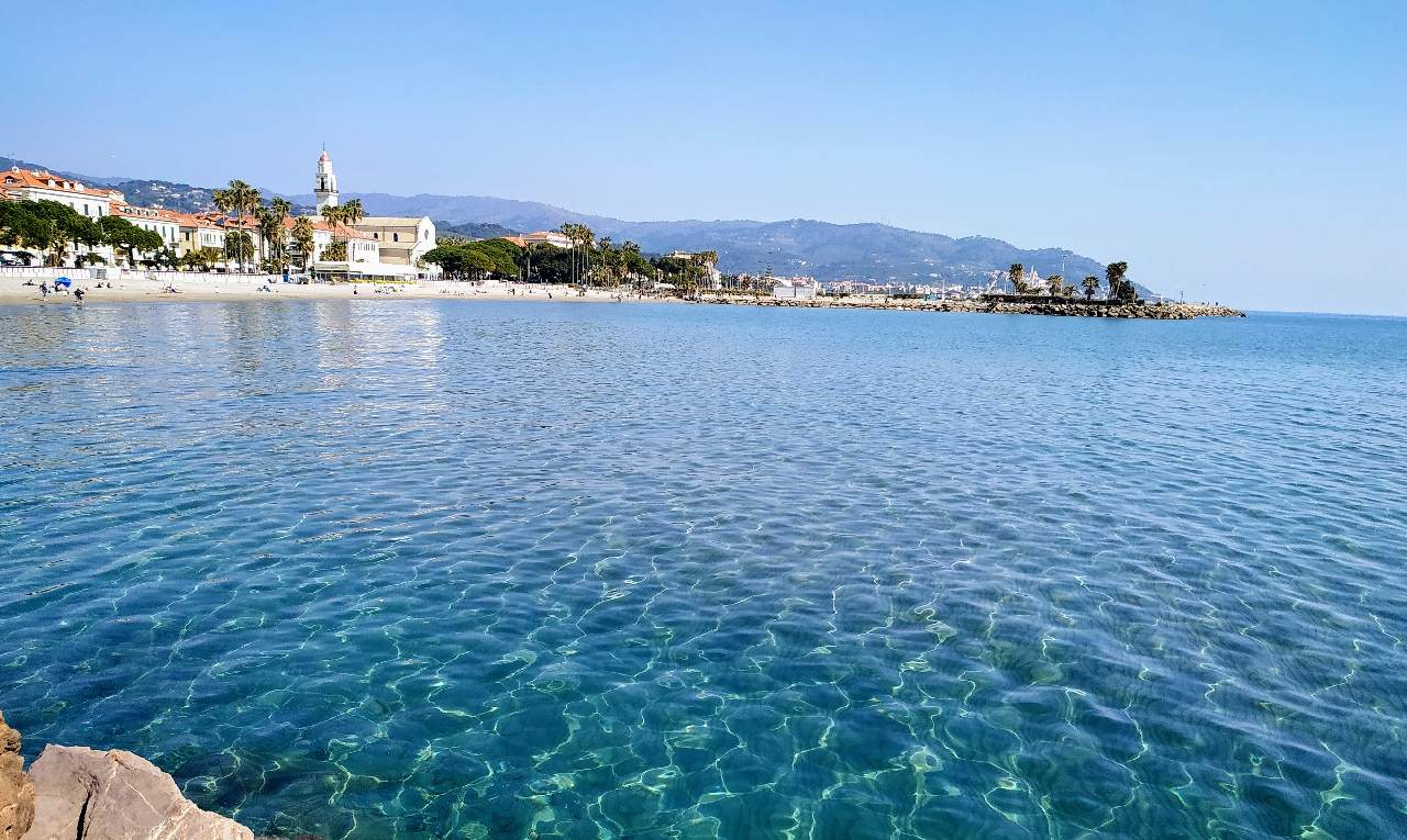 Mare della Riviera di Ponente a Diano Marina